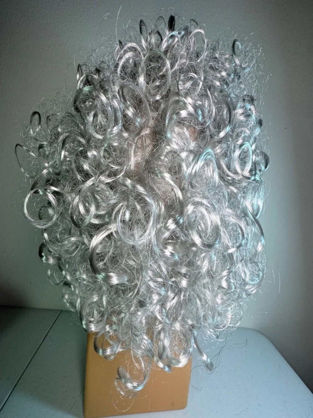 Realistic Old Lady Mask Wig Halloween Latex Costume Elderly Grandma Face Mask